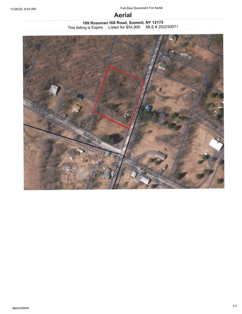 Rossman Hill Rd, Summit, NY 12175