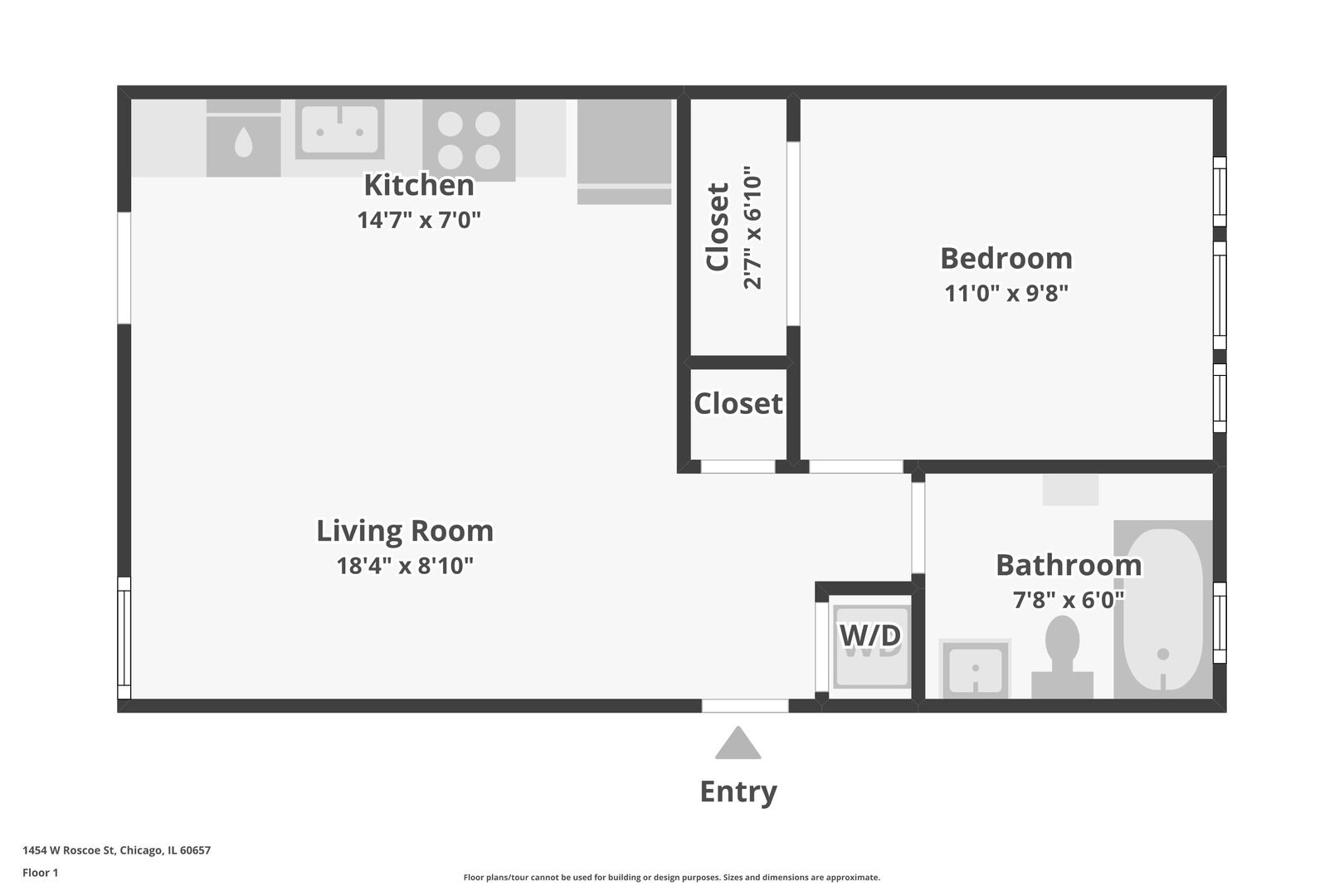 Roscoe St, Chicago, IL 60657