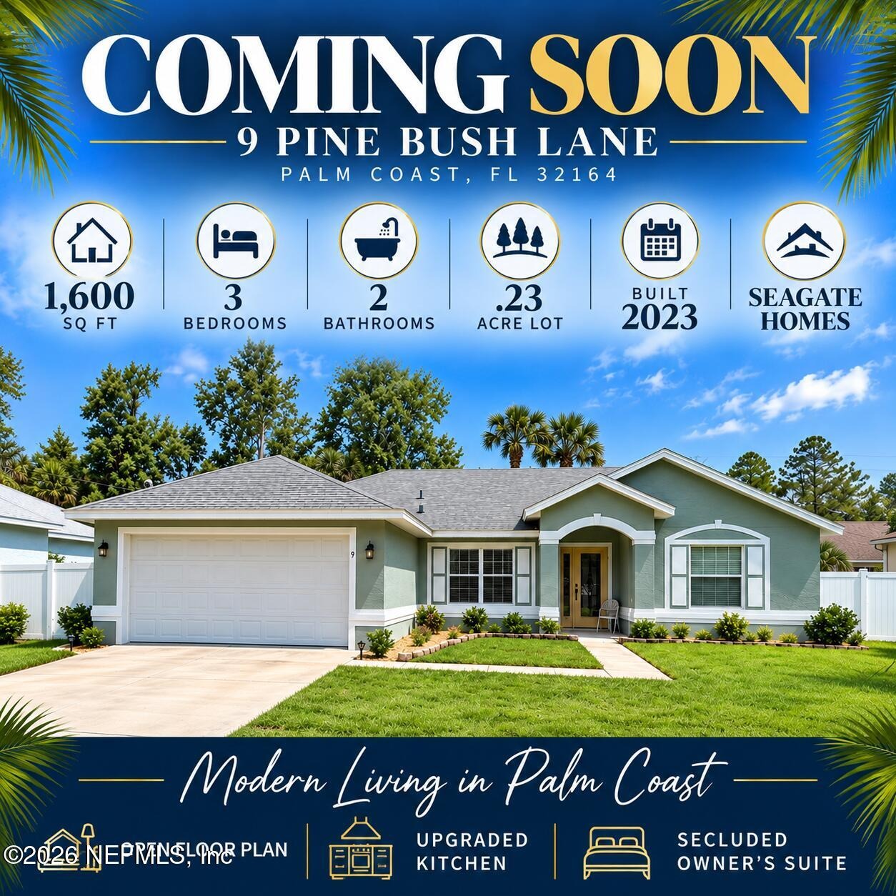 Pine Bush Ln, Palm Coast, FL 32164