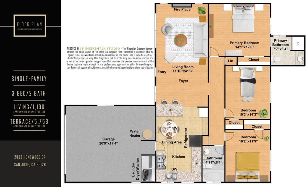 Homewood Dr, San Jose, CA 95128