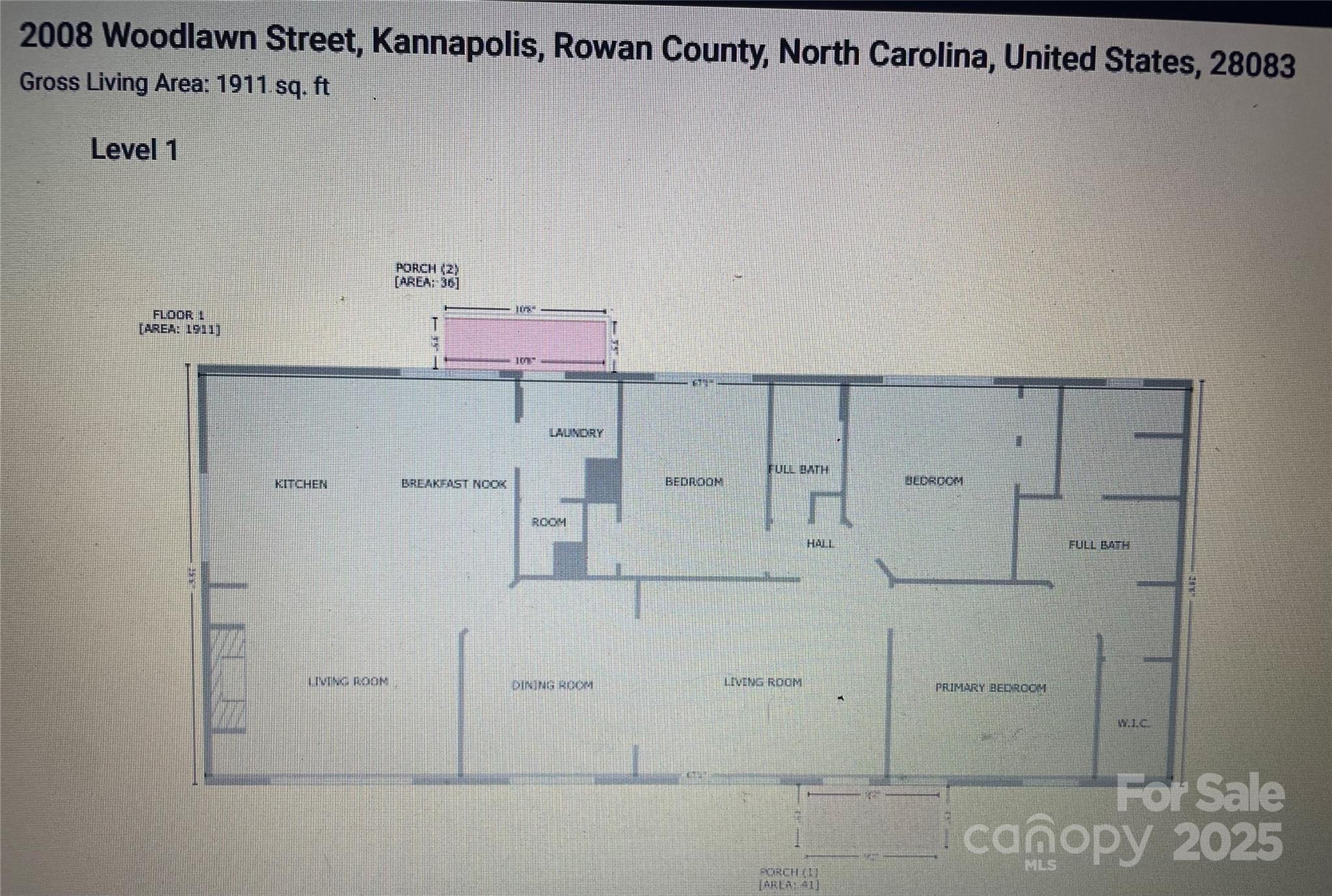 Woodlawn St, Kannapolis, NC 28083